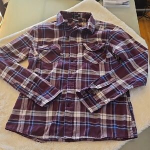 Carbon Men's Plaid Shirt - Purple